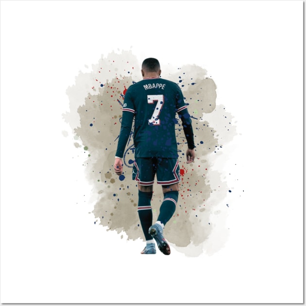 Mbappe Psg Wall Art by Lottz_Design 